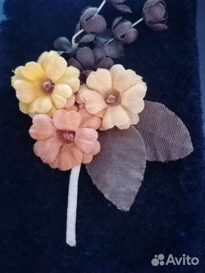 Букет цветов из ткани Винтаж времен СССР