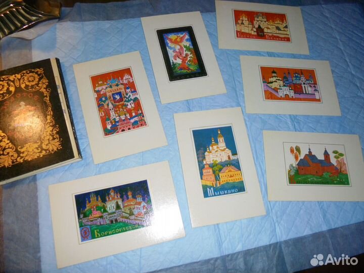 Художники Палеха Золотое Кольца Аврора Лен 1972