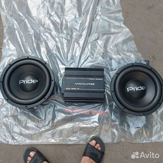 Сабвуфер и усилитель