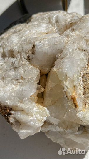 Кварц с горным хрусталем