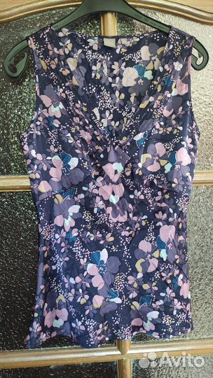 Топ TU натуральный шёлк 44