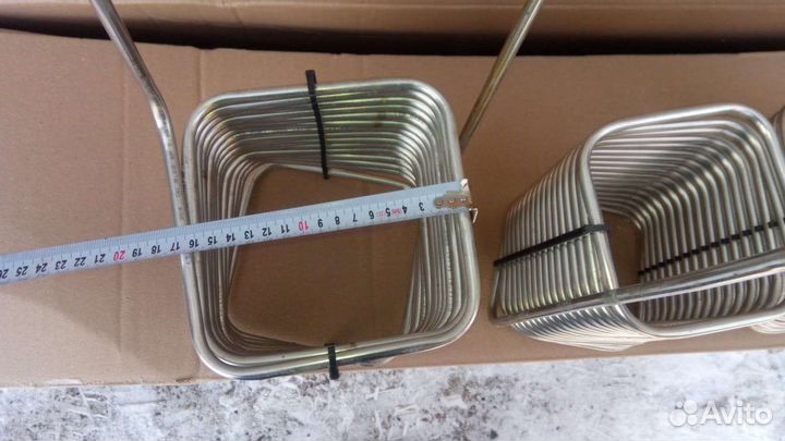 Чиллер, змеевик из нержавейки, контур, охладитель