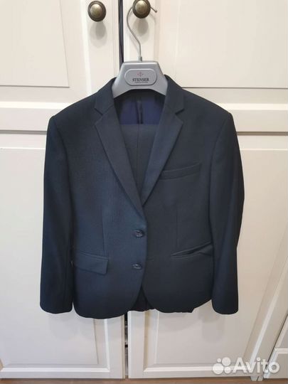 Пиджак школьный для стройного мальчика 122 128