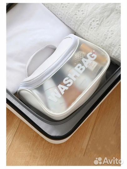 Косметичка прозрачная дорожная для косметики