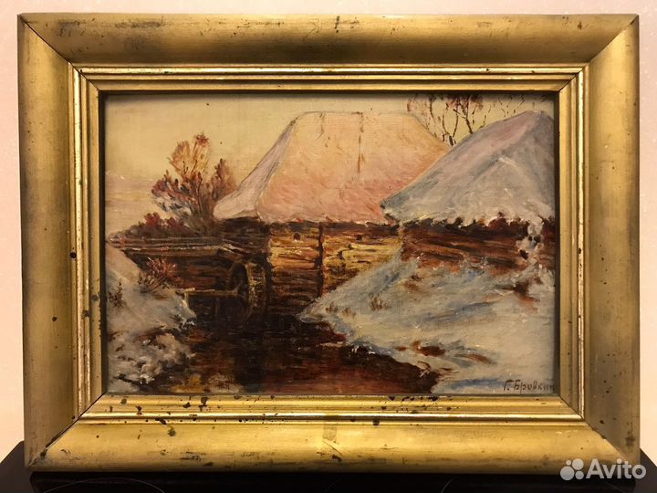 Старинная картина Г.Бровкин