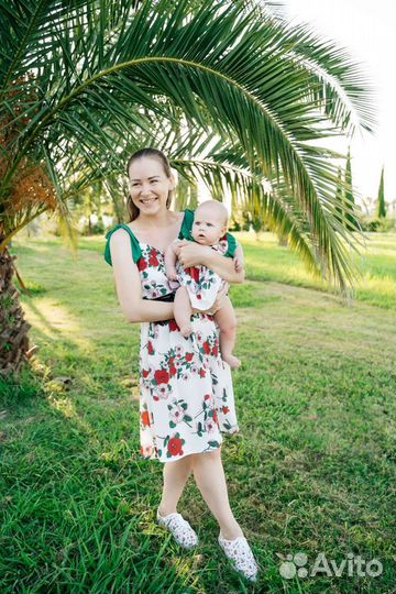 Парная одежда для мамы и малышки, для фотосессии