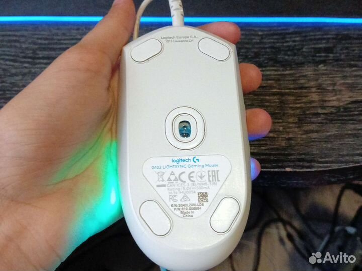 Игровая мышь logitech g102 lyghtsynk