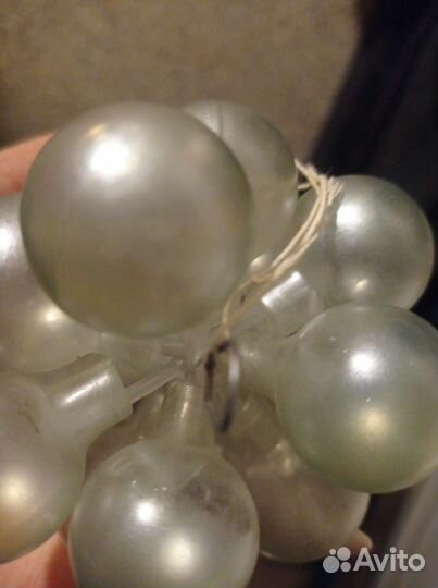 Игрушки новогодние СССР виноград, снегурочка