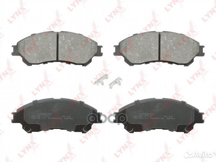 Колодки тормозные дисковые перед BD7315 LYN