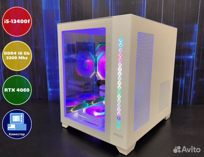 Игровой пк i5-RTX4060-16DDR4-FUD0316429578-B760