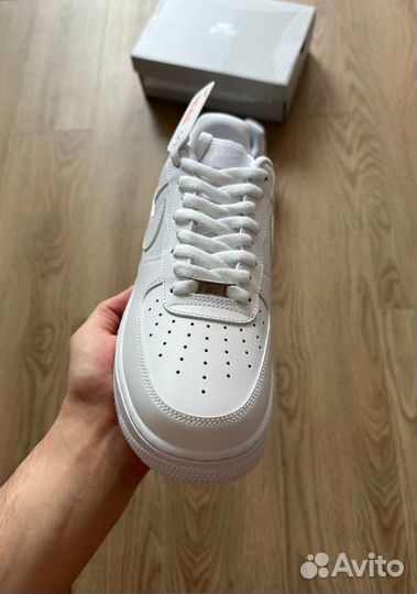 Кроссовки Nike AIR force 1 белые