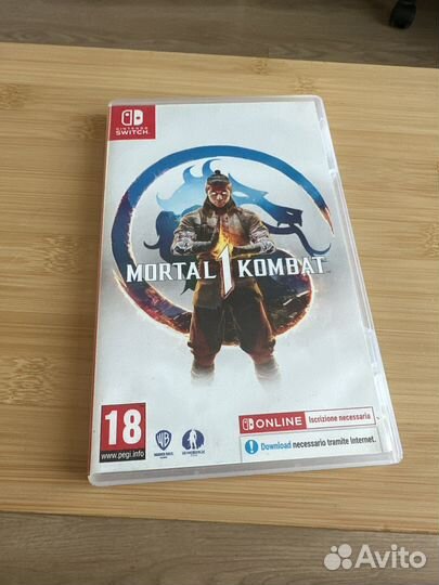 Nintendo switch Mortal Combat 1 диск/картридж