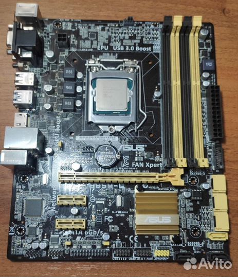 Связка Asus B85M-G,i3-4130