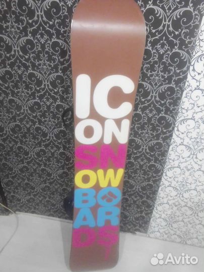 Сноуборд доска icon комплект burton