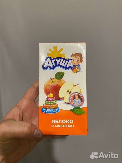 Сок агуша с мякотью