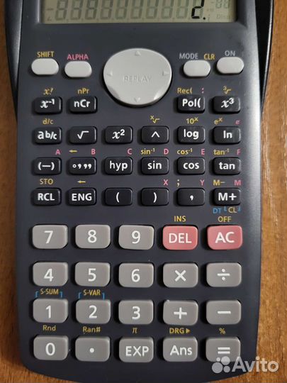 Инженерный калькулятор casio