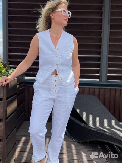 Жилет Hannoh Wessel XS/S лён