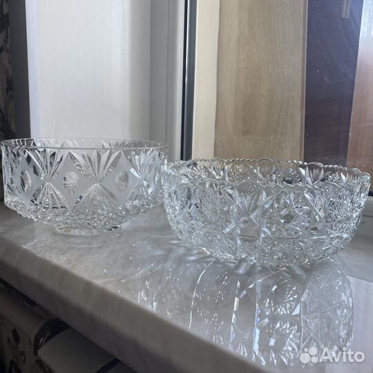 Хрустальная ваза (салатник)