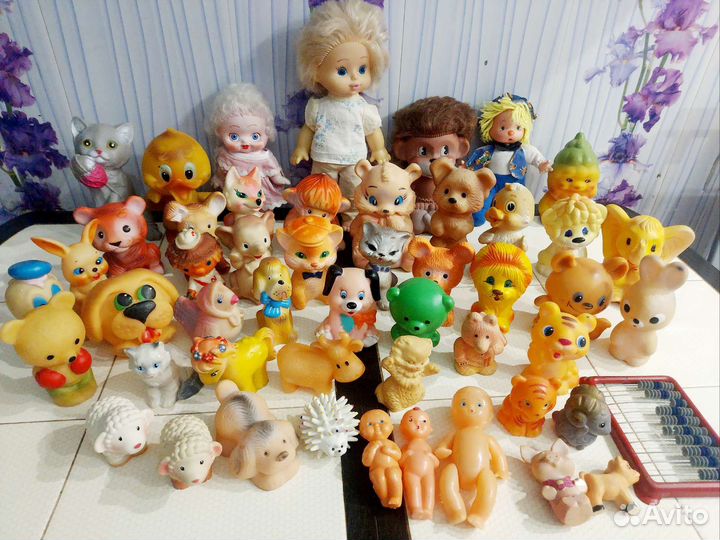 Резиновые игрушки СССР