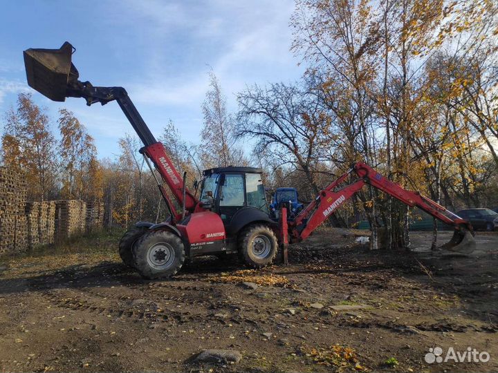 Экскаватор-погрузчик Manitou MLB 625, 2010