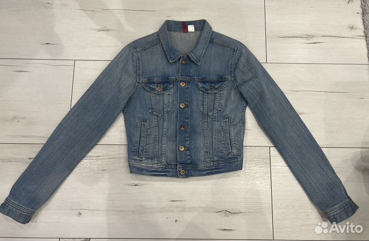Джинсовая куртка hm XS