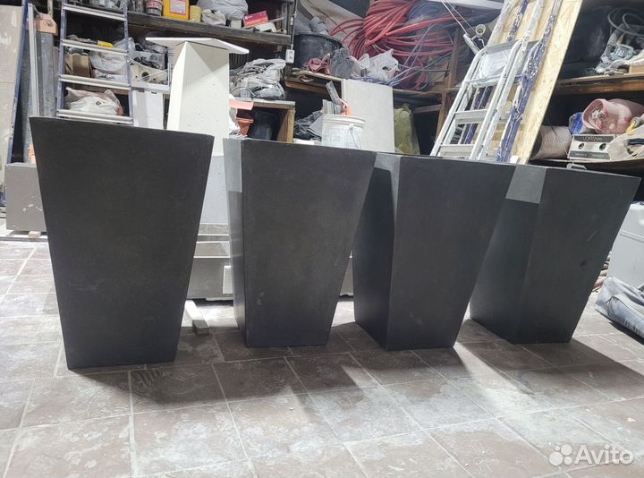 Бетонные кашпо