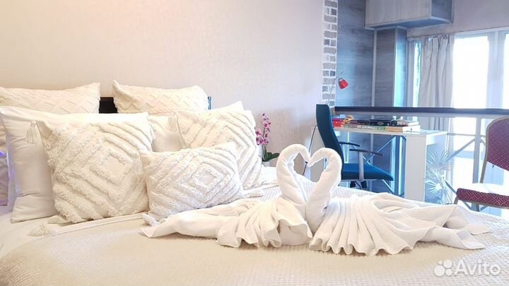 Апартаменты в центре Москвы с камином и сауной