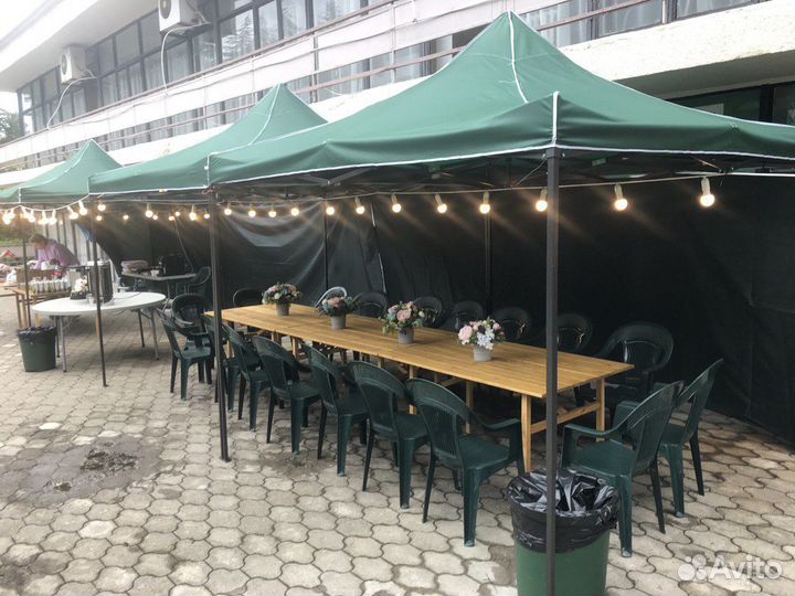 Аренда столов и стульев