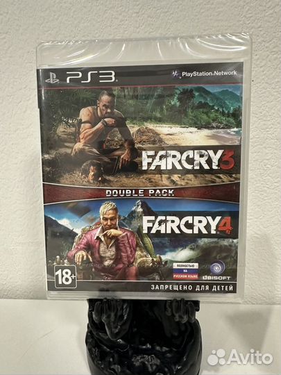 Far cry 3 +4 ps3 новый