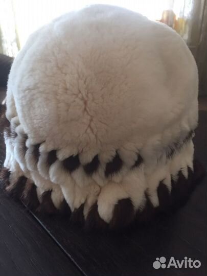 Шапка норковая женская