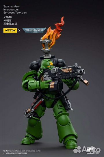 Warhammer 40k Salamanders Sergeant Tsek'gan