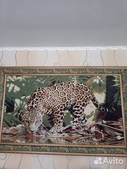 Гобеленовое полотно 1,5 м х 0,95 м в раме