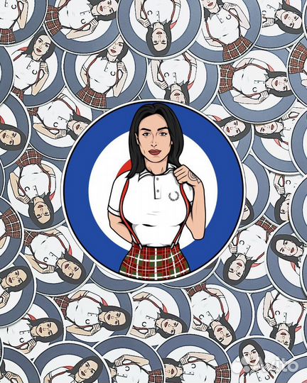 Значок fred perry