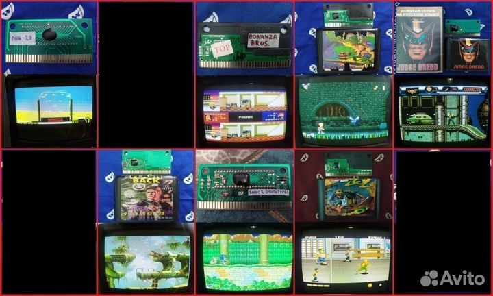 Картриджи для Sega Mega Drive