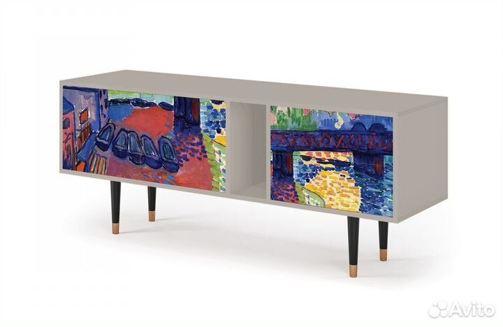 Тв-тумба T1 - Сатин - Charing Cross Bridge