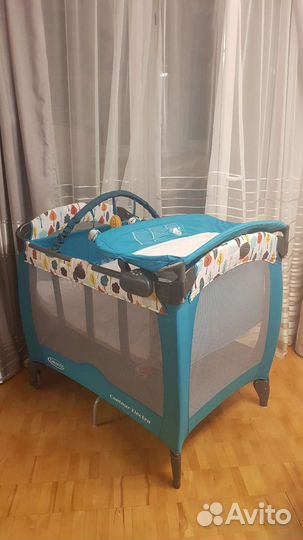 Детская кровать манеж с матрасом бу