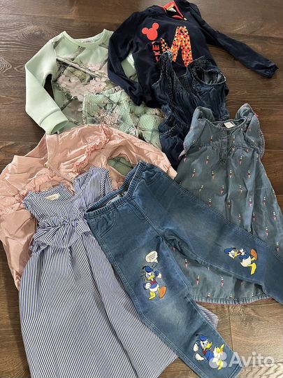 Детские вещи для девочки 110 116