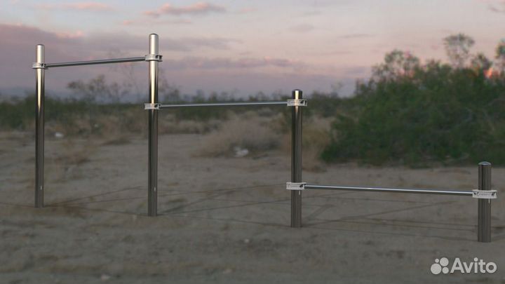 Перекладины для отжимания и подтягивания Воркаут Pioner A16856