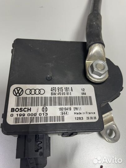 Блок управления аккумулятором Ауди А6 С6