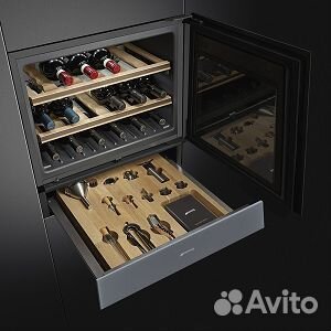 Встраиваемый винный шкаф Smeg CVI118RWS2 Новый