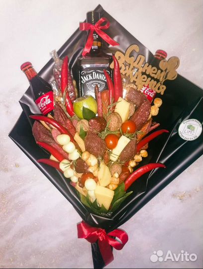 Мужские букеты съедобные