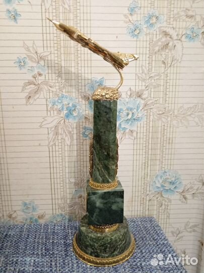 Настольные часы из бронзы су-24