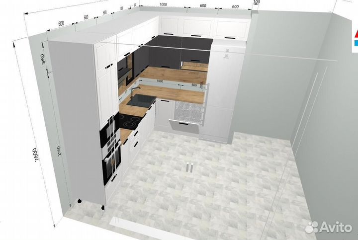 Сборка и установка кухни