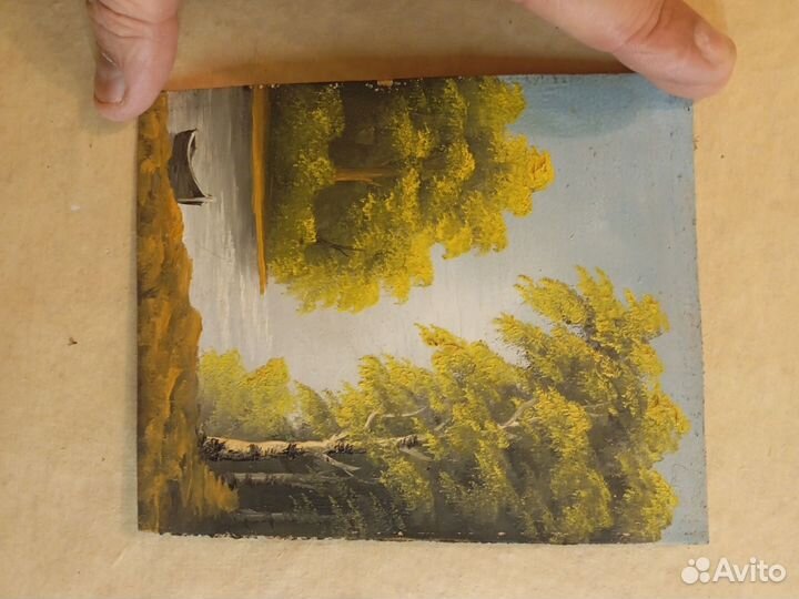 Картина акрил.Картон 1993 год