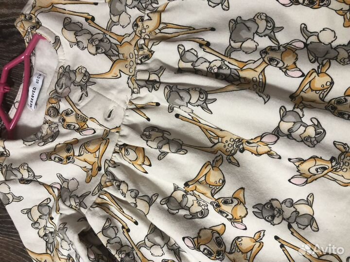 Платье для девочки теплое rezerved 80 см на годик