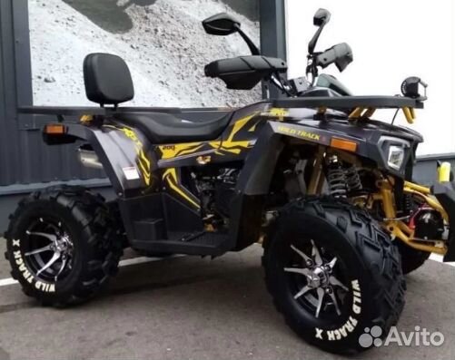 Квадроцикл Motoland Wild Track X 200 PRO черный