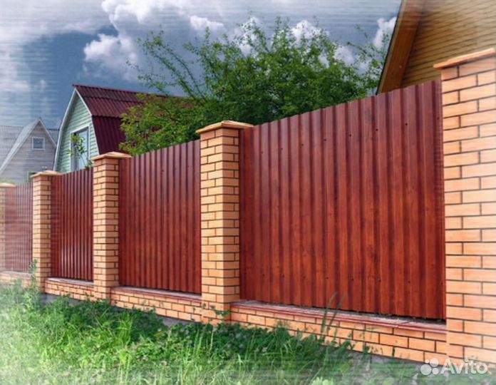 Забор из профлиста