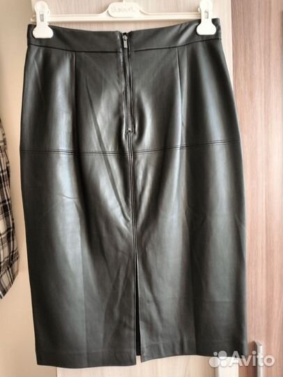 Кожаная юбка