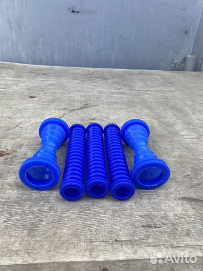 Гофра двери на УАЗ Патриот силиконовая синяя