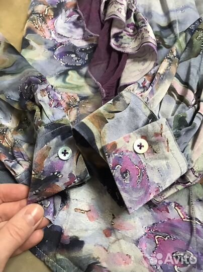 Versace рубашка блузка оригинал шелк